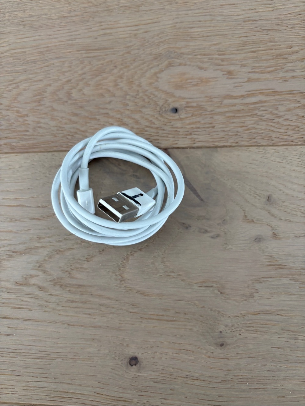 Apple White USB-A to Lightning Cable